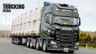 Scania 660S V8 8x4 – Highline Sleeper | New Zealand Trucks | Head in the Clouds – Feet on the Ground