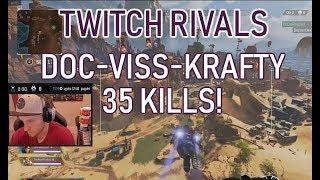 Twitch Rivals Apex Legends 35 Kill Game Viss Doc and Krafty