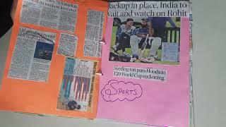 Newspaper scrapbook ideas vintage /#subscribe please / scrapbook journal ideas for beginner