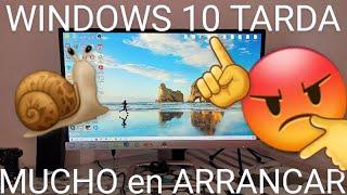  WINDOWS 10 TARDA MUCHO en INICIAR 2024 SOLUCION FÁCIL y RÁPIDA