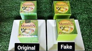 Original Montalin and Fake Montalin || Body Joints Pain Capsules