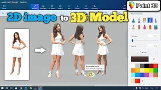 किसी भी फोटो को 3D Model मे बदलिये। Convert any Photo into 3D model || Tech Matrix #2Dto3D