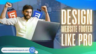Creating Website Footer with HTML5 & CSS3 | Hindi/Urdu Lecture