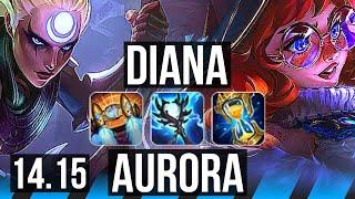 DIANA vs AURORA (MID) | 800+ games, 10/4/12 | NA Diamond | 14.15