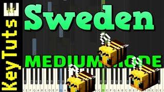 Sweden from Minecraft - Medium Mode [Piano Tutorial] (Synthesia)