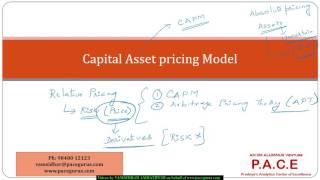 Capital Asset Pricing Model and Beta Estimation