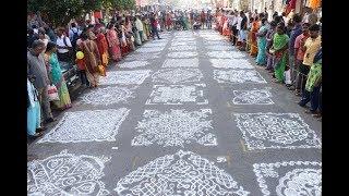 Mylapore Festival 2019 / Kolam Contest (day 1)