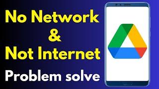 fix no network drive and not internet connection google drive problem solve