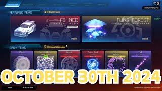 Rocket League ITEM SHOP Daily #29 (30th October 2024) TW FENNEC AND NEW GOAL EXPLOSION!!