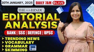 Editorial Analysis | 30th January, 2025 | Vocab, Grammar, Reading, Skimming | Nimisha Bansal