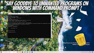 How to Uninstall Apps or software Using Command Prompt (CMD)