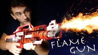 How To Make a FLAME GUN! - Simple NERF GUN Flamethrower?!?!