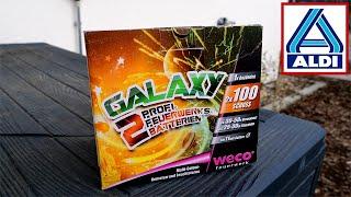 Weco Galaxy Batterie | Aldi | 2 Feuerwerk Batterien in einer Packung