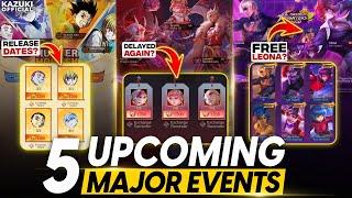 ALL 5 UPCOMING EVENTS | HUNTER X HUNTER | KISHIN DENSETSU | KOF RESALE | RELEASE DATES