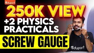 Plus Two Physics Practicals | Screw Gauge | Eduport Plus Two