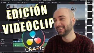  Cómo editar un VIDEOCLIP con DAVINCI RESOLVE | Tutorial Principiantes - Bmpcc 4k