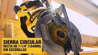 Sierra Circular Recta Inalámbrica DEWALT 60V Máx* DCS577