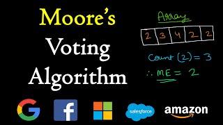 Moore voting algorithm