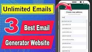 3 - Best Website for Fake Emails | Unlimited Temporary Email | TECH Light