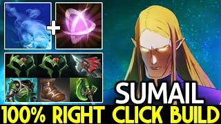 SUMAIL [Invoker] 100% Right Click Build Full Skill Gank Dota 2