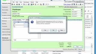 Sage 50 Payroll: Paying employees