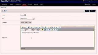 OpenCart Tutorial Sales Mail