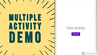 How to create Multiple Activity in android | Multiple Activity Tutorial | Android Studio World