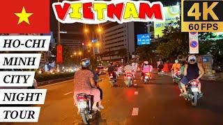 Ho chi Minh City Night Tour 4K 60FPS. #vietnam