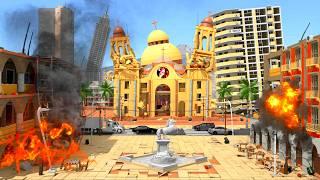 3D MEXICO CITY: Earthquake Destruction Comparison!