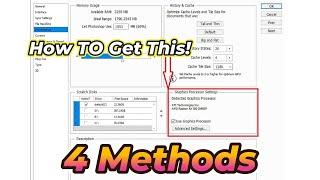 Photoshop Not Detecting Graphics Processor | Your Graphics Processor Is Incompatible | 4 Solutions