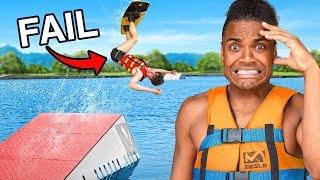 In 24h WAKEBOARD Backflip lernen!  (Rick vs Alex)