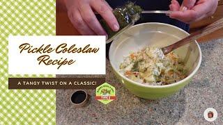 Pickle Coleslaw: A Tangy Twist on a Classic! #pickle #coleslaw