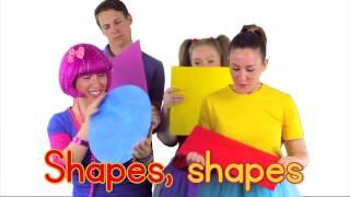 Sing along Shapes Song   with lyrics featuring Debbie Doo