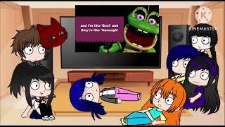 Fandoms react to fnaf voicelines 1/2