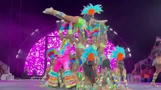 Universoul Circus tribal performance 2024