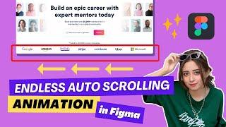 How to Create an Endless Auto-Scrolling Animation in Figma with Moonsa_uiux