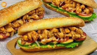 New Chicken SUBWAY Sandwich Recipe,Ramzan Recipe 2024 ,New Recipe 2024 ,Ramzan special recipes 2024