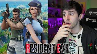 REACCIONANDO A RESIDENT EVIL X FORTNITE