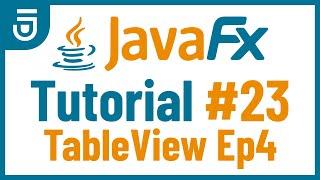 Add and Remove TableView Rows | JavaFX GUI Tutorial for Beginners