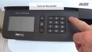 How to reset Toner Cartridge Brother MFC-L3710 3730 3750