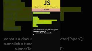 JavaScript Short Code Example