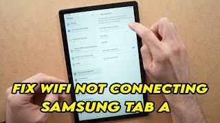 Samsung Galaxy Tab A : Fix Wifi Internet Connection Problems