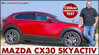 MAZDA CX 30 SKYACTIV-X AWD 132 kW (180 PS) 100 km Verbrauch Test Review Ausstattung Preis Deutsch