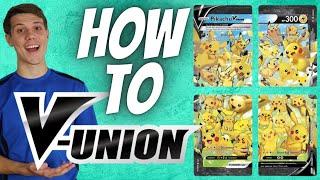 How To Use V-Union - Fastest Guide Pokemon Trading Card Game Tutorial