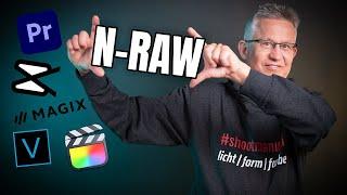 Ultimativer Nikon N-RAW Workflow für: Premiere Pro, Final Cut Pro, CapCut, MAGIX & Mehr