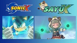 Sonic X / Sayu X comparison | Gotta Go Fast ft. Sayu - Genshin Impact