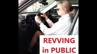 #revving in public parking garage | #asmrsounds