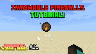 How to Throw Fireballs using commands in Minecraft (Bedrock Edition) 1.16+ - Tutorial Series #021