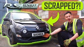 Someone scrapped their Renault Twingo RS