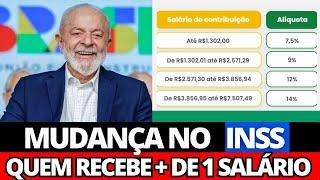 MUDANÇA NO INSS: Saiu NOVAS REGRAS da aposentadoria PARA QUEM RECEBE ACIMA DE UM SALÁRIO